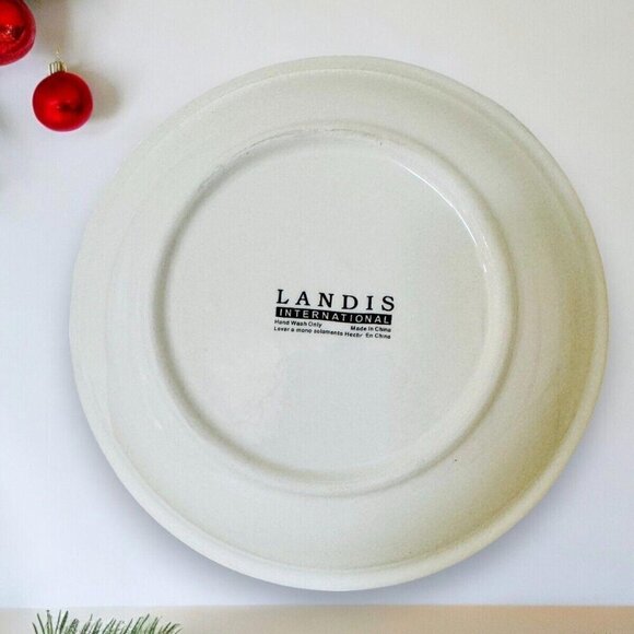 Twinkle Landis International Christmas Holiday String Lights Plate 8.5" Vintage - Picture 3 of 4